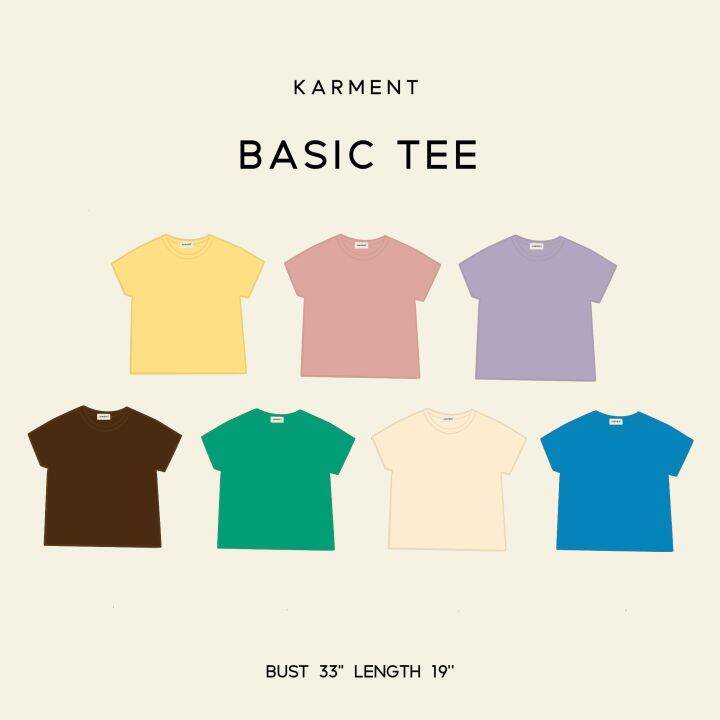 karment-basic-tee-เสื้อยืด-ผ้านุ่ม-ใส่สบาย