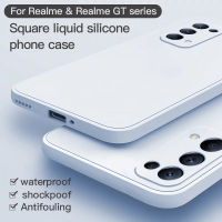 SGO Original Squar Silicone Phone Case For Realme 8 Pro 7 6 6S 5 5S 4G 5G GT Explorer Master Neo Flash Soft Thin Cover