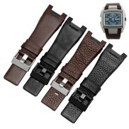 32mm Genuine Leather Watchband for Diesel Watch Strap for DZ1216 DZ1273