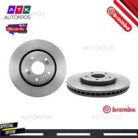 จานเบรคหน้า HONDA CR-V GEN 3 RE2 RE4 2.0 2.4 2007-2011 09 B648 11 BREMBO