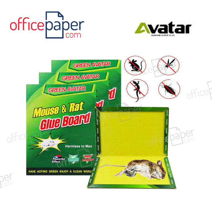 6Pack Medium Catcher Rat Glue Trap Rodent Board Mice Indoor Super Sticky Mouse