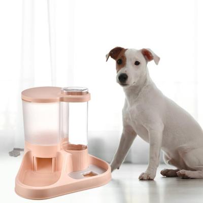 Quick Food Refill Feeder Feeder With Dry Wet Separation 2-In-1 Feeder Water Dispenser ความจุโปร่งใสสำหรับแมว