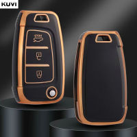 ใหม่ TPU รถ Flip Key Case Fob สำหรับ Hyundai Elantra Solaris Tucson I30 I35 I40 KONA Genesis Santa Fe Azera ผู้ถือ Shell