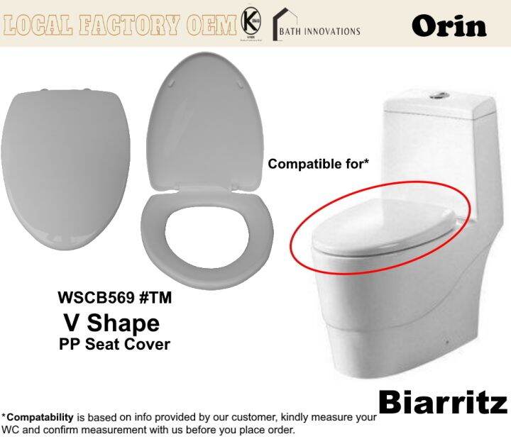 Orin Biarritz / Dorset / Geneva / Metz Toilet Seat Cover Replacement