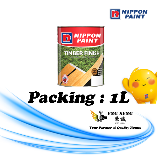 1L NIPPON PAINT Timber Finish Lazada