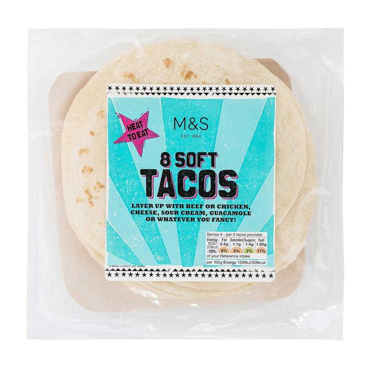 8 Soft Tacos by Marks & Spencer
