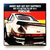 รูปภาพ รถ Porsche 930 Turbo Car ปอร์เช่ รูปภาพ​ติดผนัง pop art พร้อมกรอบและที่แขวน กรอบรูป Supercar รถสปอร์ต ซุปเปอร์คาร์ แต่งบ้าน ของขวัญ