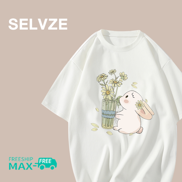 SELVZE The Korean Version of The Cute Little Rabbit Pattern Short ...