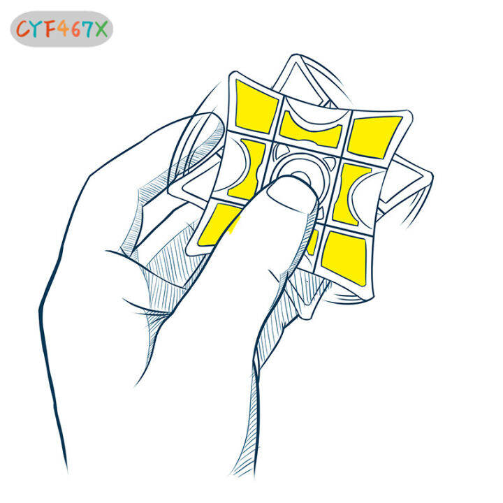 cyf-ลูกบาศก์มายากลฟิดเจ็ตสปินเนอร์ป้องกันความวิตกกังวล-ของเล่นก้อนฟลอปปี้ลับสมองง่ายและสนุกสำหรับทุกวัย