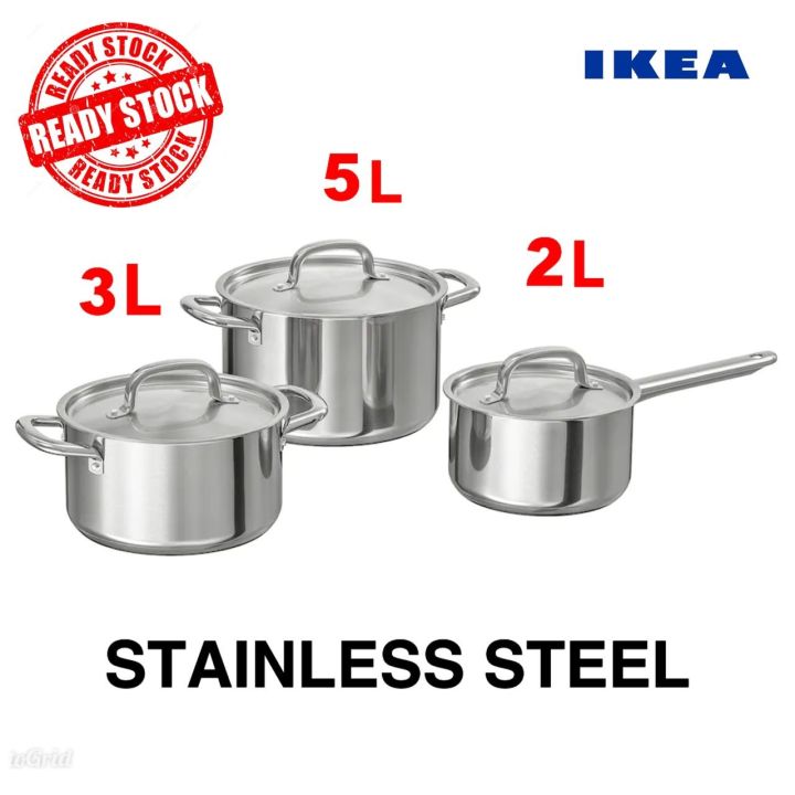 IKEA 365+ Saucepan, stainless steel, 1.0 l (1 qt) - IKEA