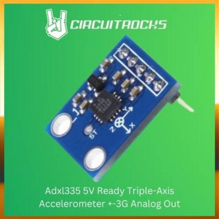 Adxl335 5V Ready Triple-Axis Accelerometer -3G Analog Out | Lazada PH