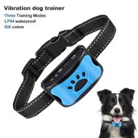 ZZOOI Dog Anti Bark Collar Pet Anti Barking Device USB Electric Dogs Training Collar Dog Stop Barking Vibration Beep Anti Bark Collar