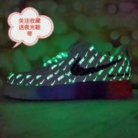 COD DSFGRTUTYIII AJ video game pixel reflective mens and womens low top high top couple shoes fluorescent sports versatile luminous student white shoes