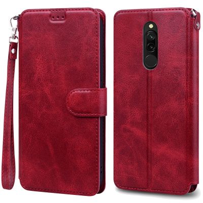 「Enjoy electronic」 For Xiaomi Redmi 8 Case Redmi 8A Cover Soft Leather Wallet Flip Case For Xiaomi Redmi 8A Redmi 8 Phone Case With Card Holder