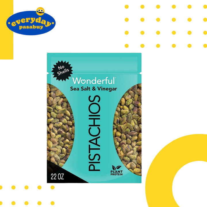WONDERFUL SALT AND VINEGAR NO SHELLED PISTACHIOS Lazada PH