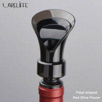 Uareliple 2 In 1 Pourer Decanter กลีบรูปร่างขวดไวน์แดงจุกขวดการปิดผนึกการเก็บรักษาง่ายต่อการทำความสะอาด Quick Aerating เทเครื่องมือปั๊มแบบพกพากรองครัวบาร์แกดเจ็ตสำหรับบ้านปาร์ตี้งานแต่งงาน