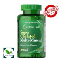 GET NOW Puritans Pride Super Chelated Multi Mineral / 100 Coated Caplets