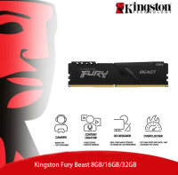 Kingston Fury Beast 8GB/16GB/32GB Single/Kit DDR4 8Gbit DRAM DIMM Gaming Desktop Memory