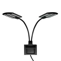 X7 Dual Head Super Bright LED Aquatic Plant Grow Lamp Aquarium Light Waterproof Clip-On Fish Tank Lamp EU Plug