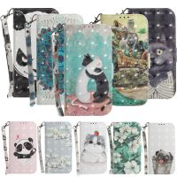 3D Animal Pattern Case For Huawei Honor 8X 8C 8A 7S 8S 9 10 20 Lite Pro Y5 Y6 Y7 Y9 Prime 2019 Y6P Y5P Flower Cat Cover Leather