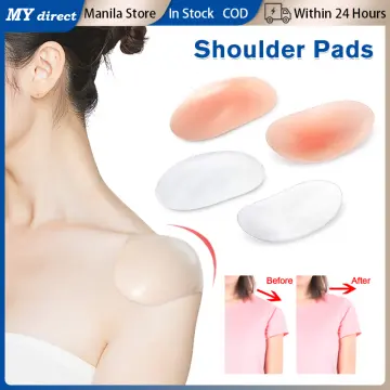 Shoulder Pads for Womens Clothing, Anti-Slip Shoulder Push-Up Pads  Invisible Breathable Shoulder Enhancer Reusable