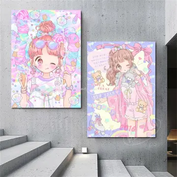 أإهـلآ لطيفتييأإخذتيـهـفولو  Retro poster  Kawaii drawings Cute anime wallpaper