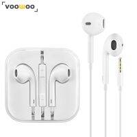 Microphone Earphones with 3.5mm jack for 6 7 8 Plus Universal Headphones Wired Control With Mic