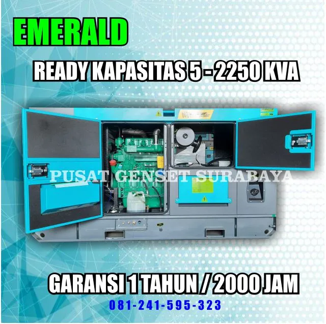 Genset Silent 40 Kva 50 Kva 65 Kva 80 Kva 100 Kva 120 Kva 150 Kva 200 Kva 250 Kva 300 Kva 350 1549