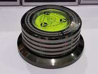 Disc Stabilizer ที่ทับแผ่นเสียง มีสีดำ สีเงิน สีทอง วัสดุ Aluminum  ช่วยให้ขณะเล่นเพลงจากแผ่นเสียงนิ่งดีขึ้น(Stabilizer)