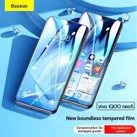 Baseus vivo iqoo neo5 ฟิล์มกระจกนิรภัย NEO5s ฟิล์มโทรศัพท์มือถือ ป้องกันเต็มจอ ความคมชัดสูง ทนทานต่อการสึกหรอ ป้องกันลายนิ้วมือ fe