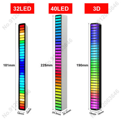 RGB ควบคุมเสียงไฟ LED App ควบคุมที่มีสีสันรถกระบะโคมไฟจังหวะโดยรอบหลอดไฟ LED รถทีวีคอมพิวเตอร์สก์ท็อป Decora ไฟ