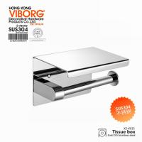 VIBORG Deluxe SUS304 Stainless Steel Extra thick Tissue Paper Holder Toilet Paper Roll Holder