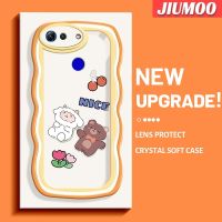 JIUMOO เคส V20เคสสำหรับ Honor Pro ดีไซน์ใหม่ลายการ์ตูนดีแกะขอบคลื่นคอลอร์เคสมือถือกันกระแทกแบบใสนิ่มฝาครอบป้องกันโปร่งใสลายกล้องถ่ายรูปซิลิก้าเจลที่สร้างสรรค์