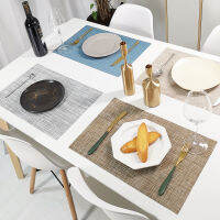 Placemats Heat Resistant Stain Resistant Anti-Water Non-Slip for Dining Table Washable Durable Place Mats Weave Vinyl Table Mats