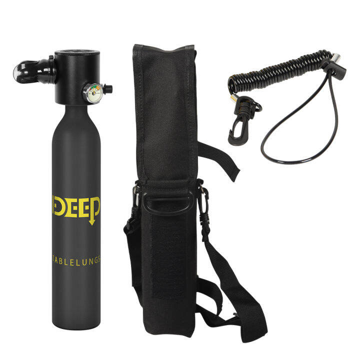 DIDEEP 0.5L Scuba Diving Tank Set Mini Scuba Tank Dive Respirator Scuba