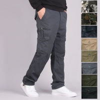 Cargo Pants Men Autumn New Style Youth Casual Outdoor Pure Cotton Overalls Large Size Straight Loose Mens Sports Trousers