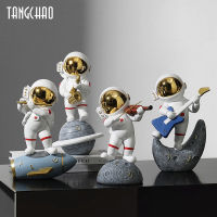 Creative Resin Music Astronaut Home Decor Figurines Nordic Miniature Statues Spaceman Sculptures Home Decoration Accessories