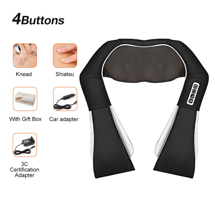 rubf180-u-shape-electrical-shiatsu-back-neck-shoulder-body-massager-infrared-heated-4d-kneading-carhome-massage-shawl
