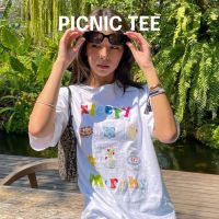 Let’s picnic with me Tee เสื้อยืด