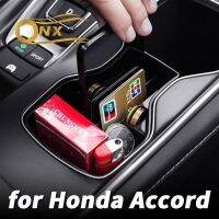 zxfgew สำหรับ Honda Accord 10Th 2018 2019 2020 2021รถกล่องเก็บถ้วยน้ำผู้ถือกล่อง Sundries เก็บอุปกรณ์ตกแต่ง