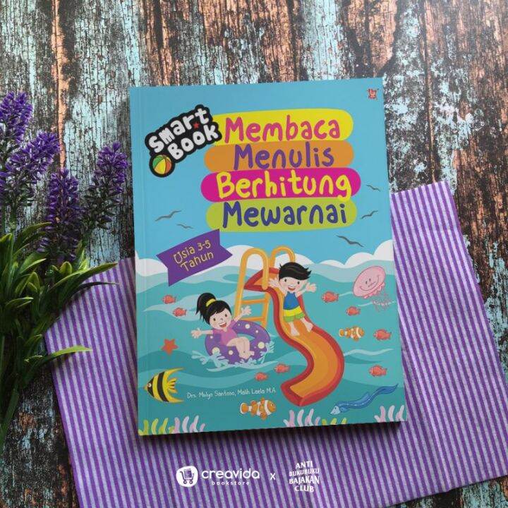 Smart Book Membaca Menulis Berhitung Dan Mewarnai Usia 3-5 Tahun - Buku ...