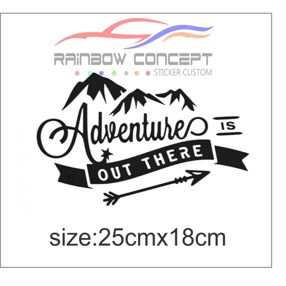 Adventure Out There Hiker | Sticker