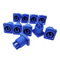 10PCS Powercon Connector 3 Pins 20A 250V Power Speaker Panel Socket Female for LED Screen Stage Lighting