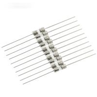 10pcs 3.6x10mm Lead Wire Fast Blow Glass Fuse Tube Fast Break With pin 0.1A 0.5A 1A 1.5A 2A 3A 3.15A 4A 5A 6.3A 8A 10A 15A 250V