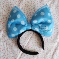 ที่คาดผม มินนี่ โบว์ฟ้า (Minnie mouse Headband) Tokyo Disney Resort ของแท้