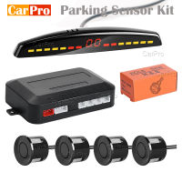 Car Auto Parktronic LED Parking Sensor System With 4 Radar Backup Monitor Detector Kit Backlight Display