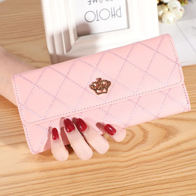 Embroidered Womens Wallets Luxury Design Long Purses Pu Leather Money Coin Pocket Multi-card Slot Zipper Wallet Female Clutch