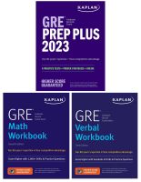 หนังสืออังกฤษใหม่ GRE Complete 2023, 3-Book Set Includes 6 Practice Tests, 2500+ Practice Questions + 1 Year Online Access to 1000+ Question Bank and Video Explanations (Kaplan Test Prep) [Paperback]