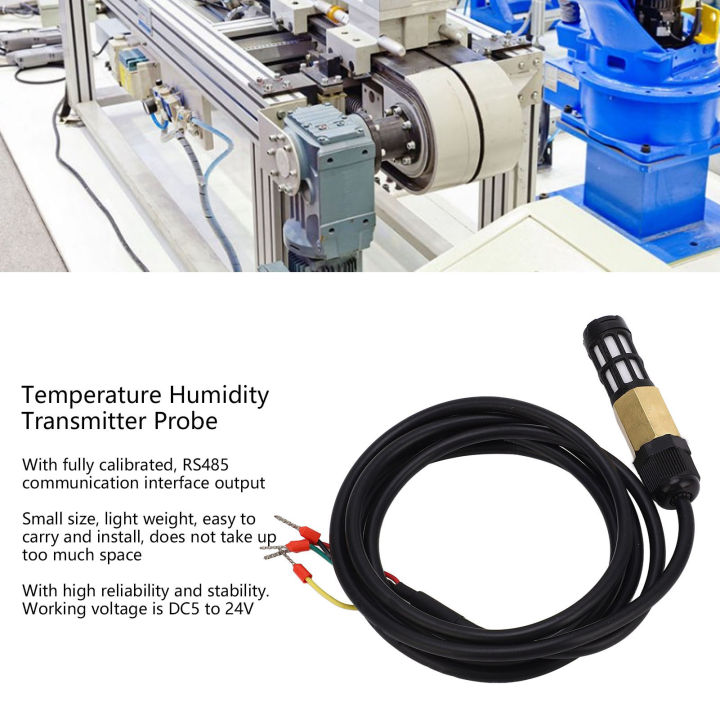 ตัวแปลงสัญญาณอุณหภูมิความชื้น-probe-เซ็นเซอร์อุณหภูมิความชื้นสัมพัทธ์สอบสวน-dc5-24v-dc5-24v-สำหรับโรงงาน