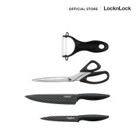 LocknLock ชุดเครื่องครัวมีด 4 ชิ้น Kitchen Knife Set รุ่น CKK103S4BLK